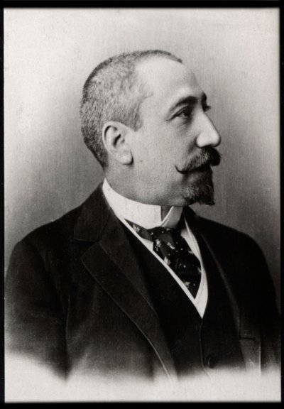 Porträt von Anatole France (1844-1924), französischer Dichter, Journalist und Romanautor von French Photographer